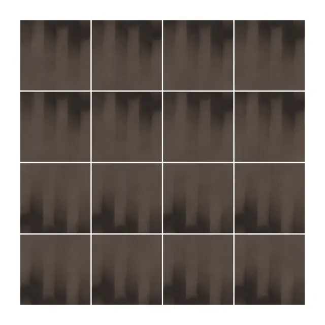 Ejemplo 1 de colocación de Azulejo Fumé 10x10 Marrón Chocolate Mate