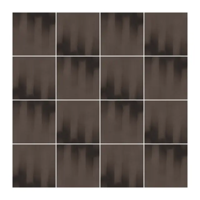 Ejemplo 2 de colocación de Azulejo Fumé 10x10 Marrón Chocolate Mate