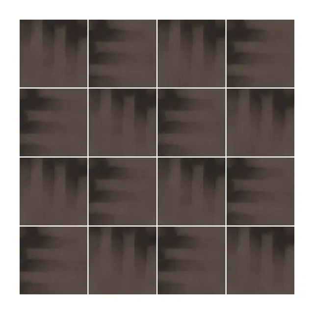Ejemplo 4 de colocación de Azulejo Fumé 10x10 Marrón Chocolate Mate