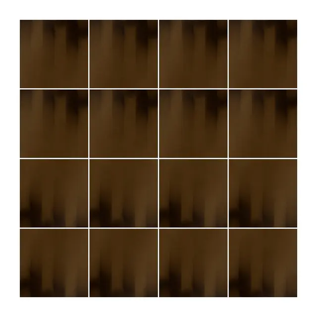 Ejemplo 1 de colocación de Azulejo Fumé 10x10 Marrón Mocca Brillo