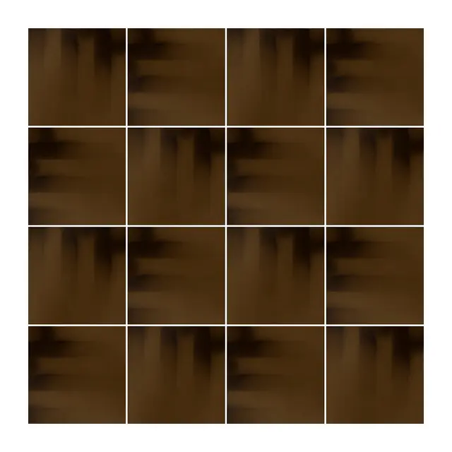 Ejemplo 4 de colocación de Azulejo Fumé 10x10 Marrón Mocca Brillo