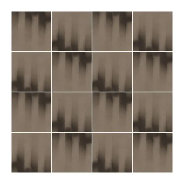 Ejemplo 2 de colocación de Azulejo Fumé 10x10 Marrón Piedra Mate