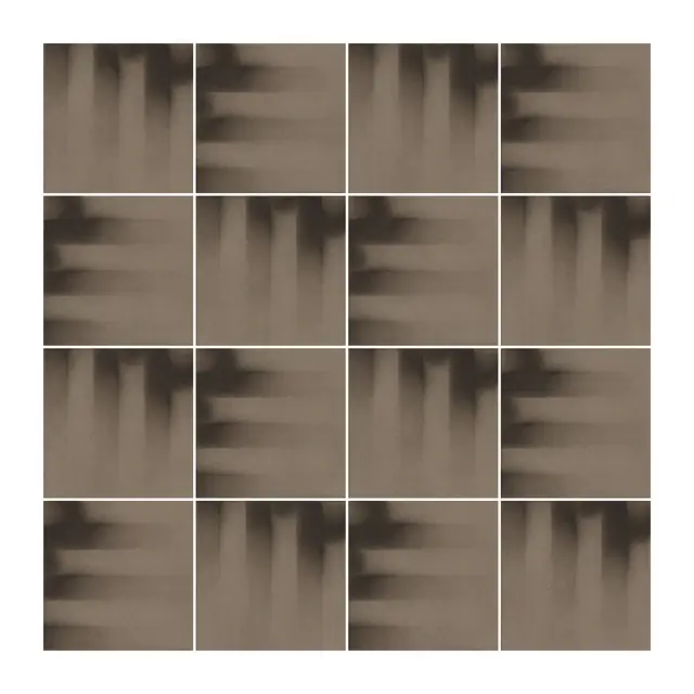 Ejemplo 4 de colocación de Azulejo Fumé 10x10 Marrón Piedra Mate