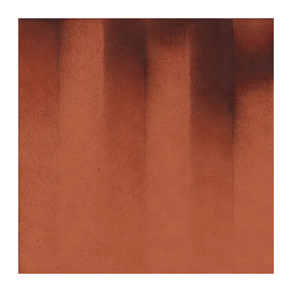 Azulejo Fumé 10x10 Naranja Coral Mate, pieza suelta con el degradado