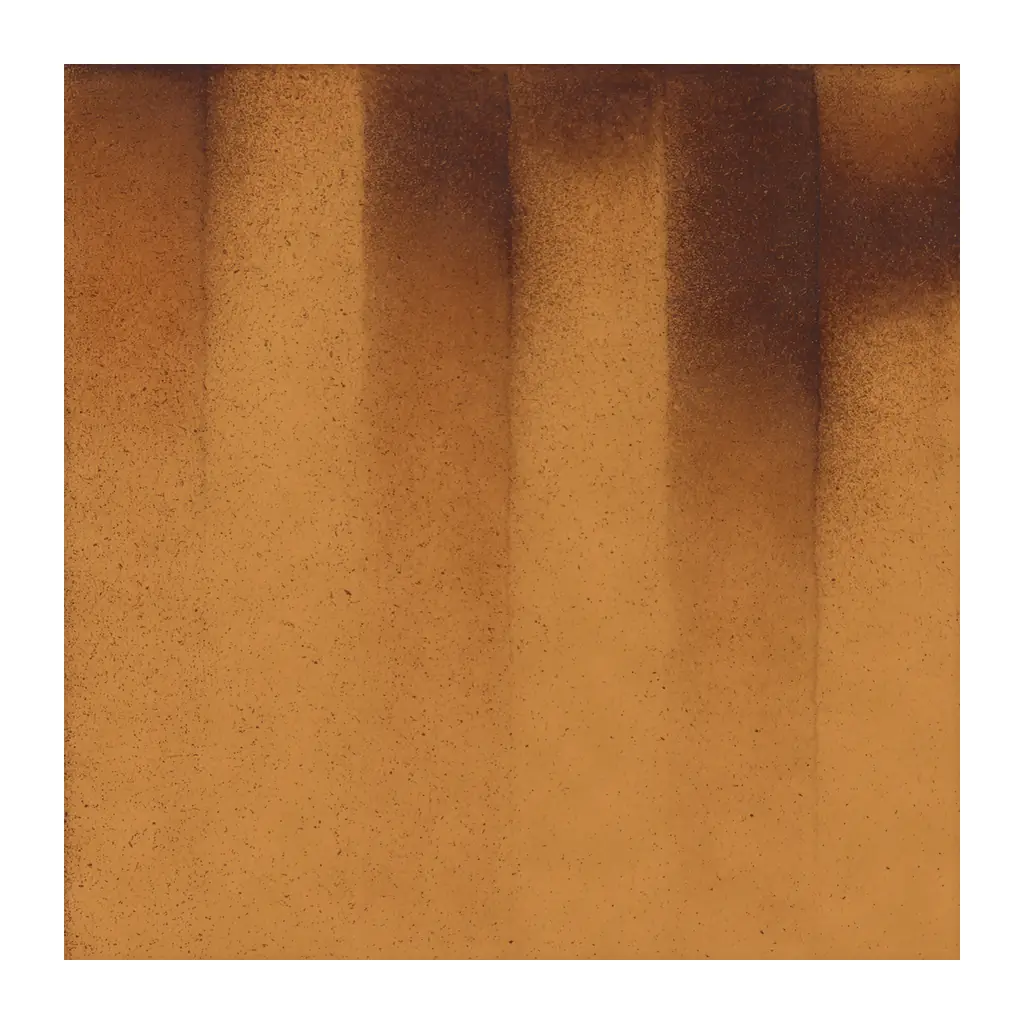 Azulejo Fumé 10x10 Naranja Mango Mate, pieza suelta con el degradado