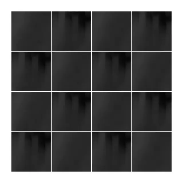 Ejemplo 3 de colocación: Azulejo Fumé 10x10 Negro Brillo alternado en damero con Azulejo 10x10 Liso Brillo Color Negro