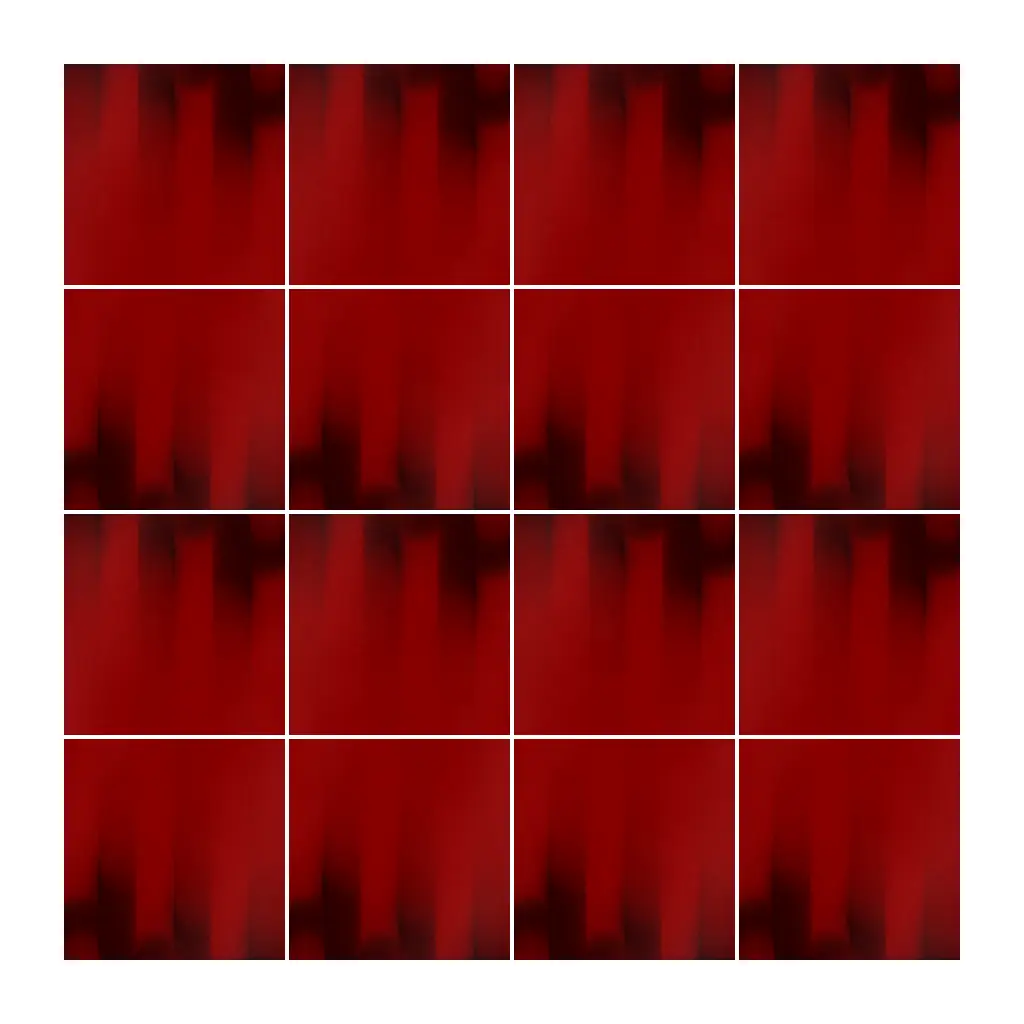 Azulejo Fumé 10x10 Rojo Brillo