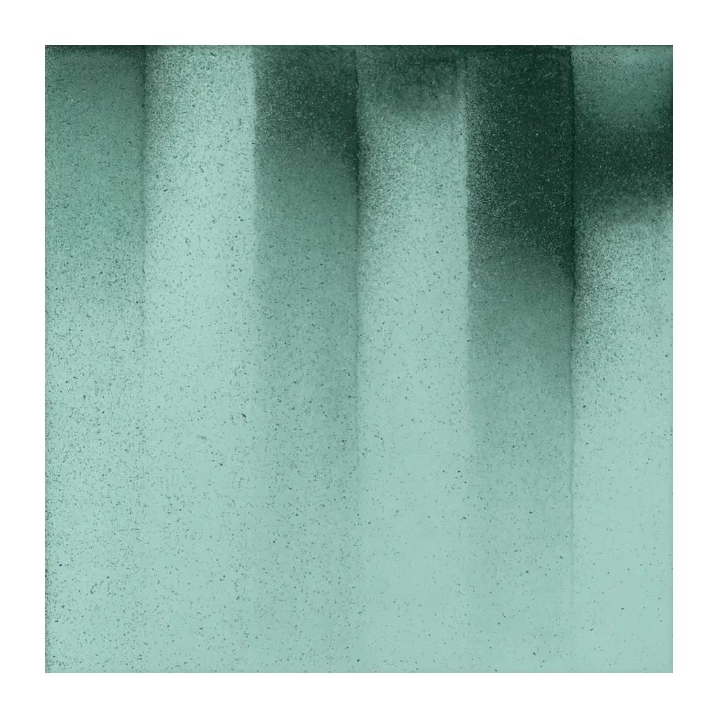 Azulejo Fumé 10x10 Verde Agua Brillo, pieza suelta con el degradado