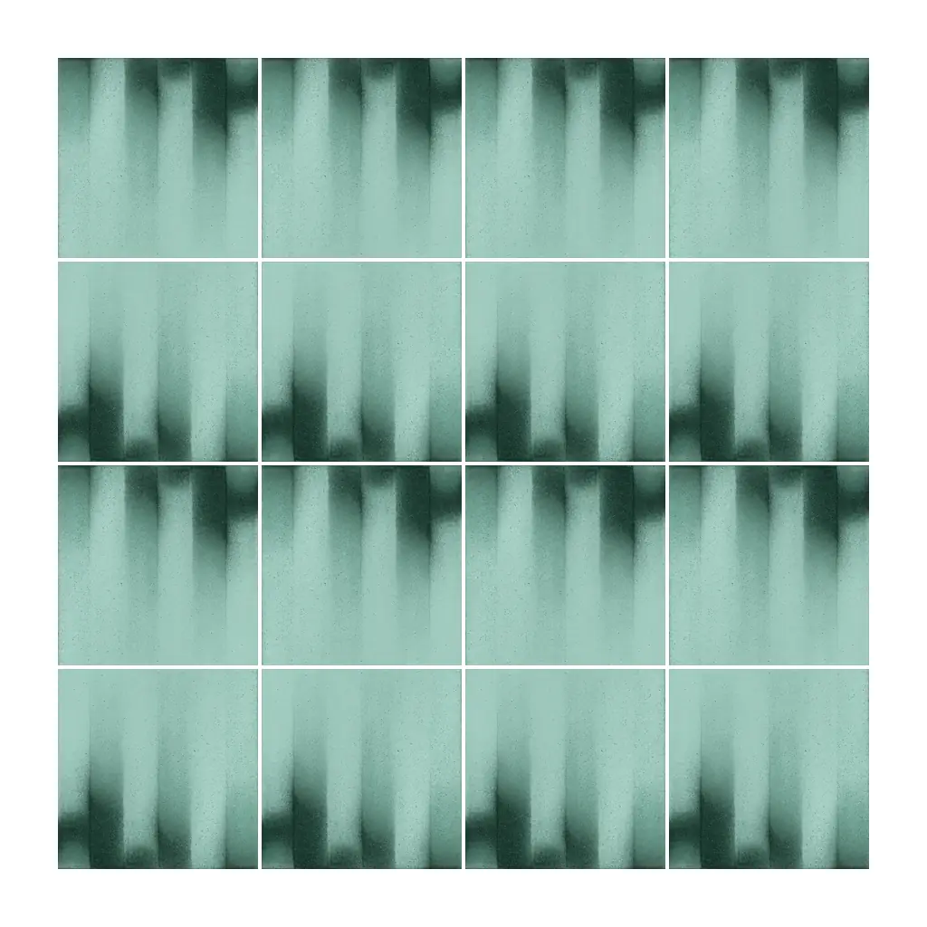 Azulejo Fumé 10x10 Verde Agua Brillo
