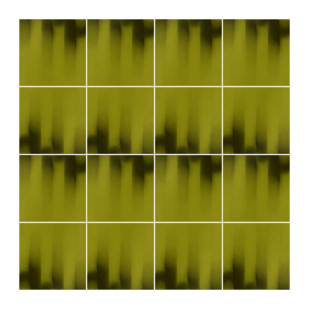 Azulejo Fumé 10x10 Verde Aguacate Brillo