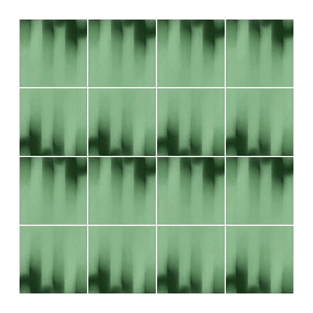 Azulejo Fumé 10x10 Verde Claro Brillo