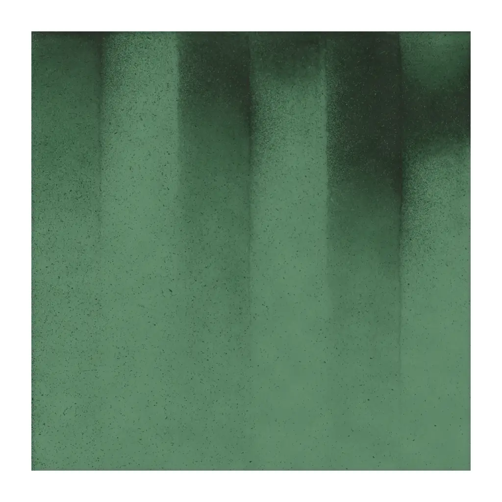Azulejo Fumé 10x10 Verde Mate, pieza suelta con el degradado