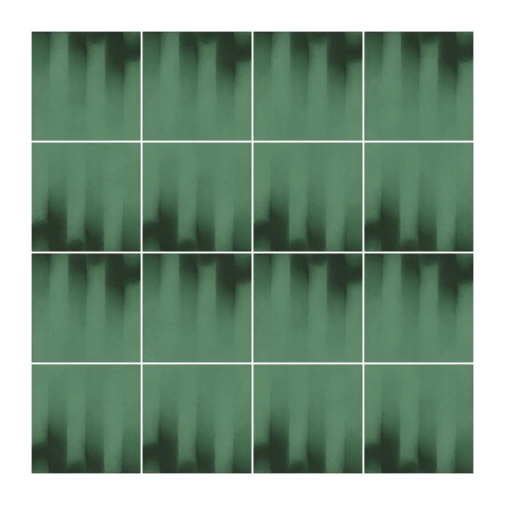 Azulejo Fumé 10x10 Verde Mate