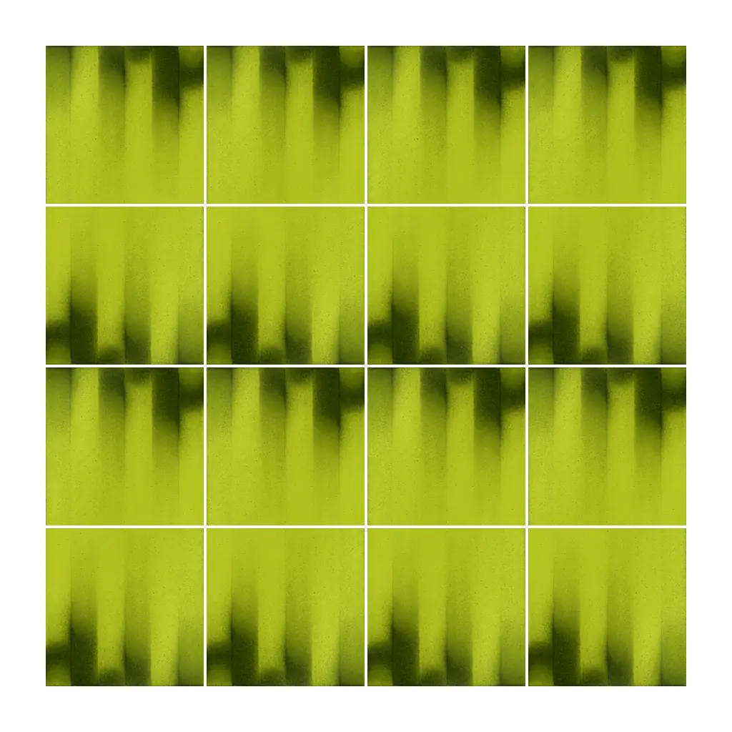Azulejo Fumé 10x10 Verde Musgo Brillo