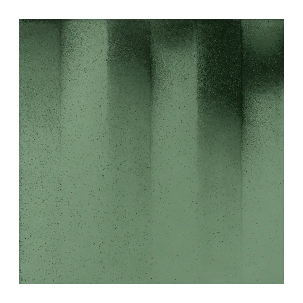 Azulejo Fumé 10x10 Verde Oscuro Brillo, pieza suelta con el degradado