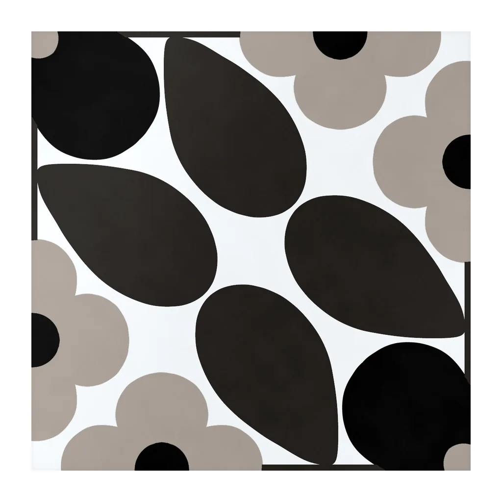 Azulejo Sixties Blanco Mate 10x10 Negro, pieza suelta