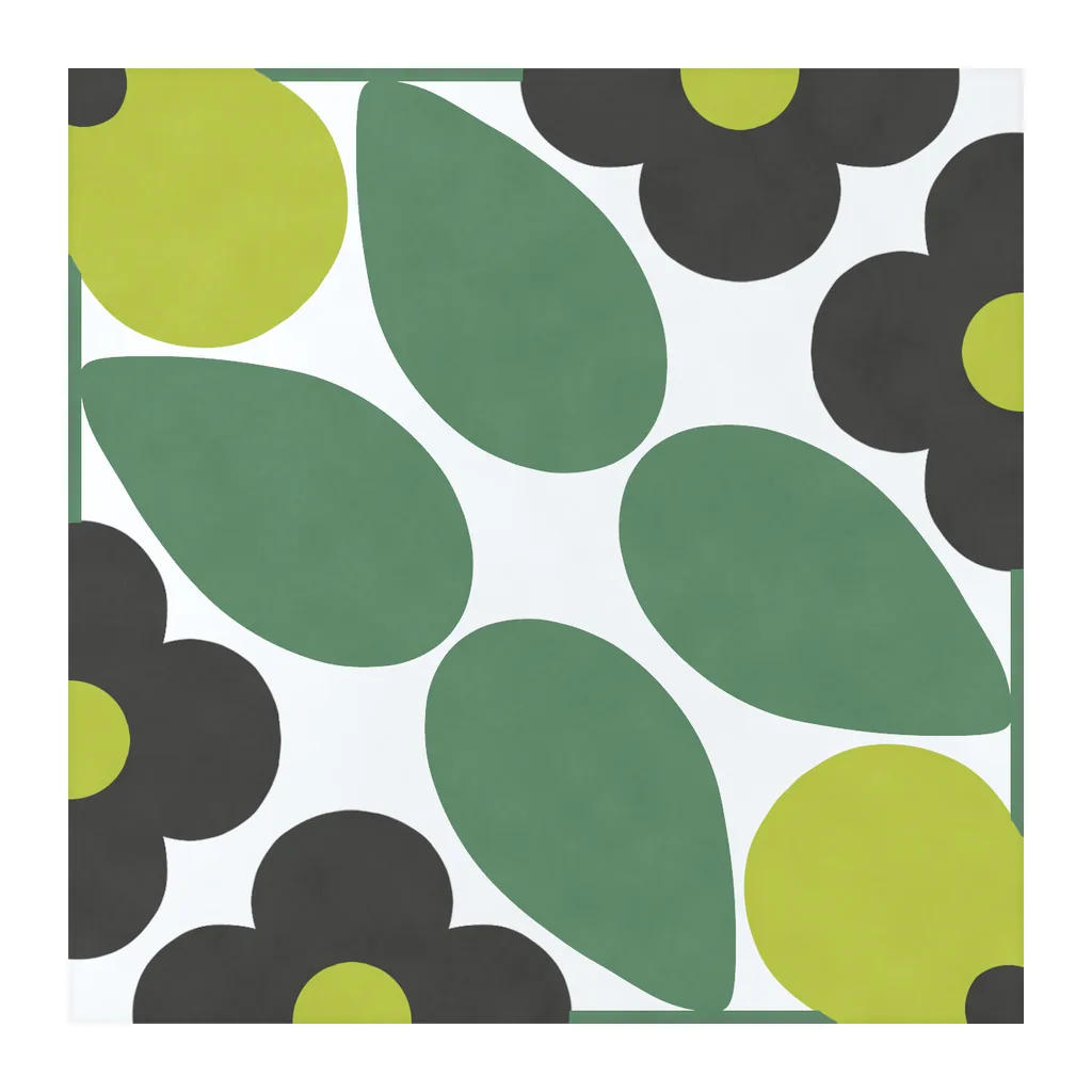 Azulejo Sixties Blanco Brillo 10x10 Verde Bosque, pieza suelta