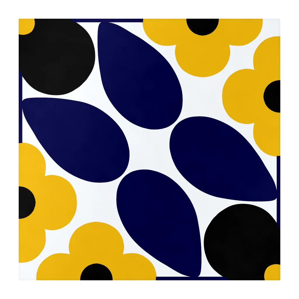Azulejo Sixties Blanco Brillo 10x10 Azul Índigo, pieza suelta