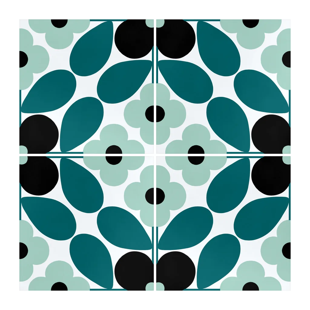 Azulejo Sixties Blanco Brillo 10x10 Verde Celadón