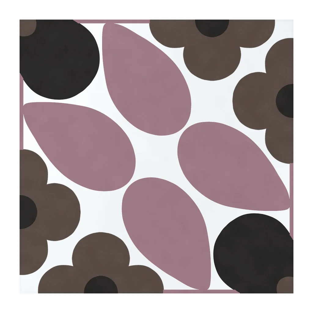 Azulejo Sixties Blanco Brillo 10x10 Malva, pieza suelta
