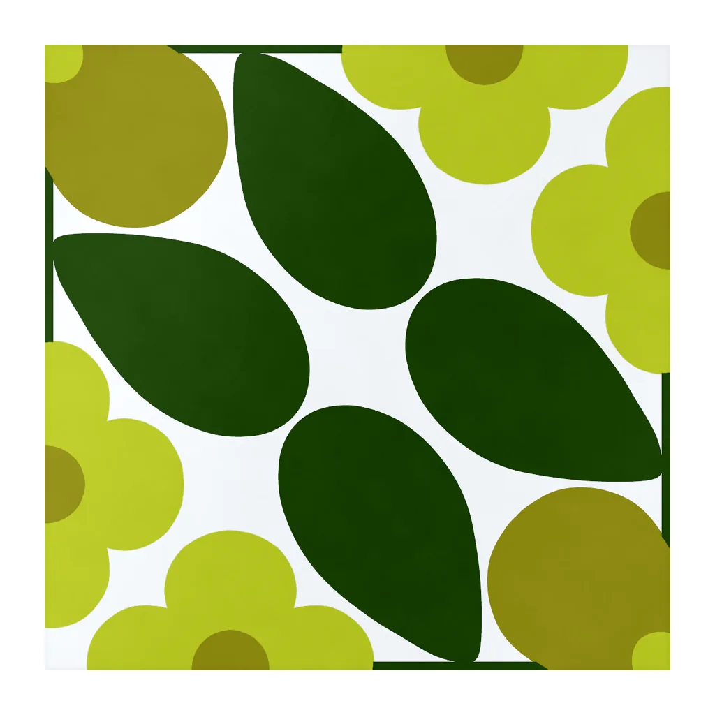 Azulejo Sixties Blanco Brillo 10x10 Verde Selva, pieza suelta