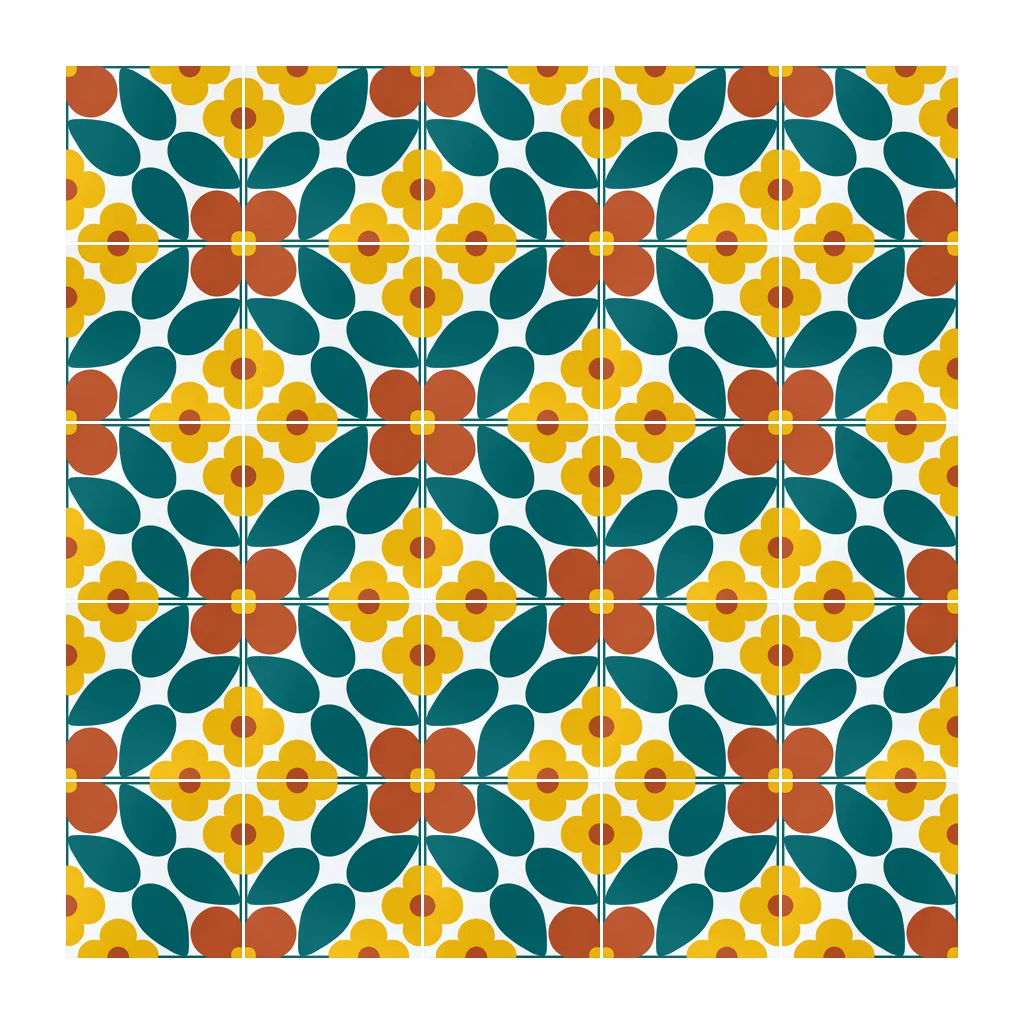 Pared revestida con Azulejo Sixties Blanco Brillo 10x10 Ocaso