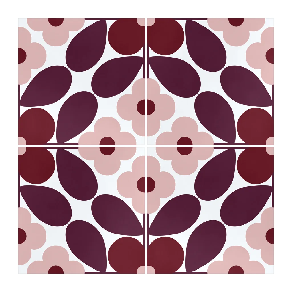 Azulejo Sixties Blanco Brillo 10x10 Cereza