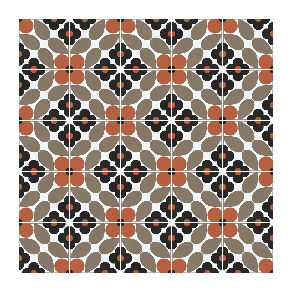Pared revestida con Azulejo Sixties Blanco Brillo 10x10 Piedra
