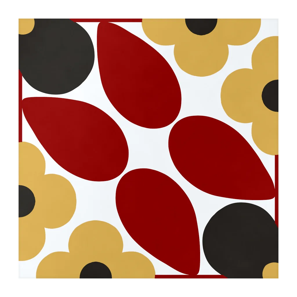 Azulejo Sixties Blanco Brillo 10x10 Rojo Carmín, pieza suelta