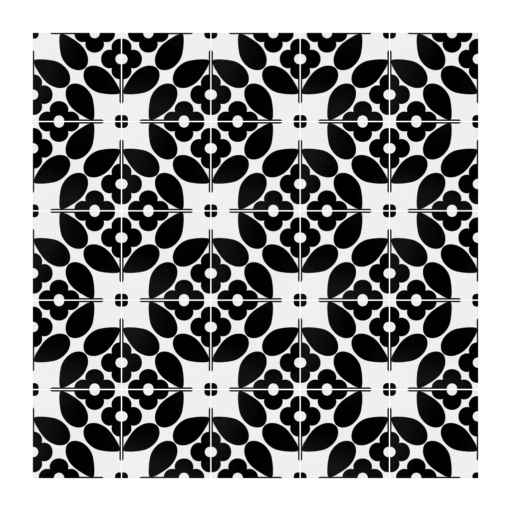 Pared revestida con Azulejo Sixties Color 10x10 Blanco Mate
