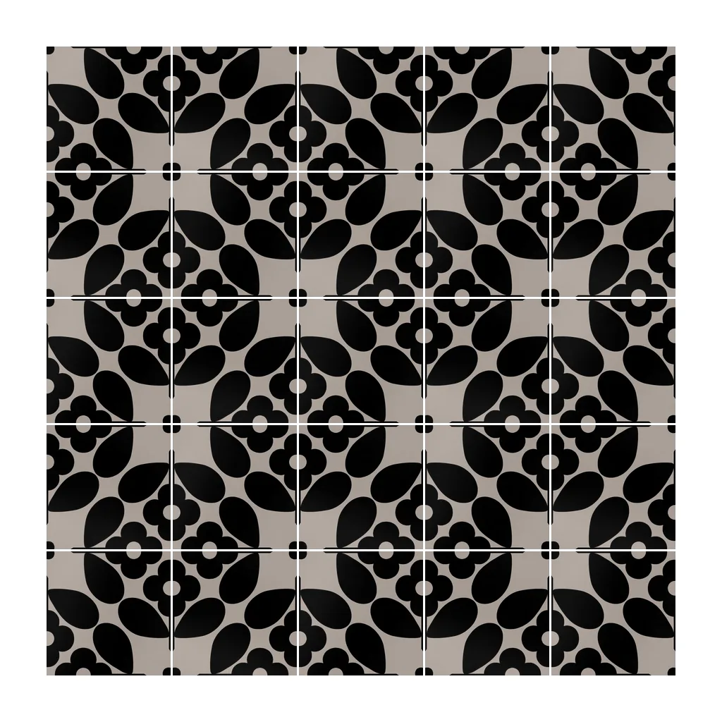 Pared revestida con Azulejo Sixties Color 10x10 Gris Claro Brillo