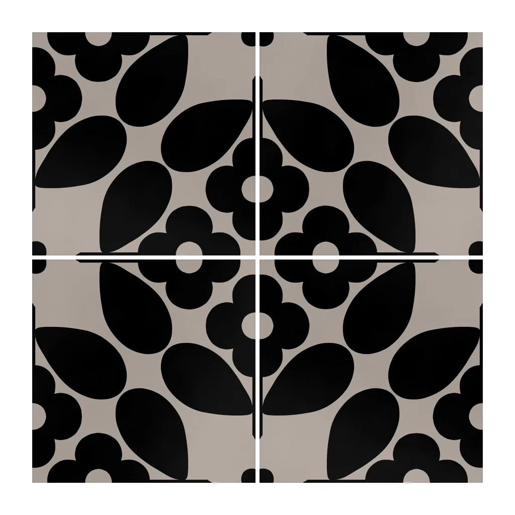 Azulejo Sixties Color 10x10 Gris Claro Brillo