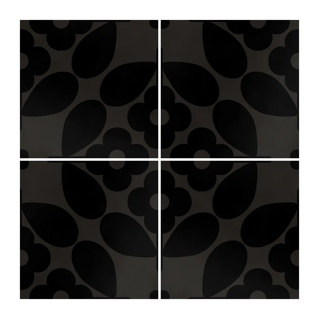 Azulejo Sixties Color 10x10 Gris Oscuro Brillo