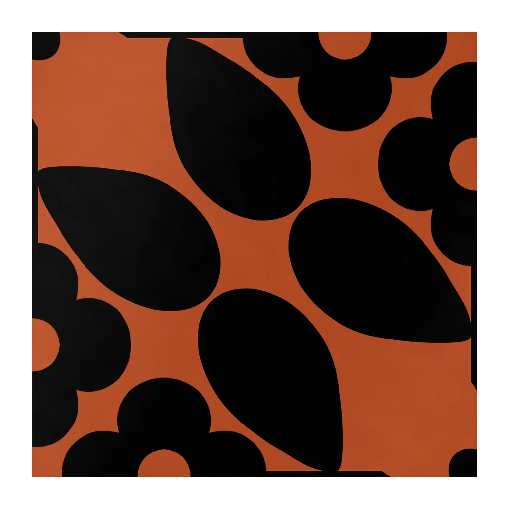 Azulejo Sixties Color 10x10 Naranja Oscuro Brillo, pieza suelta