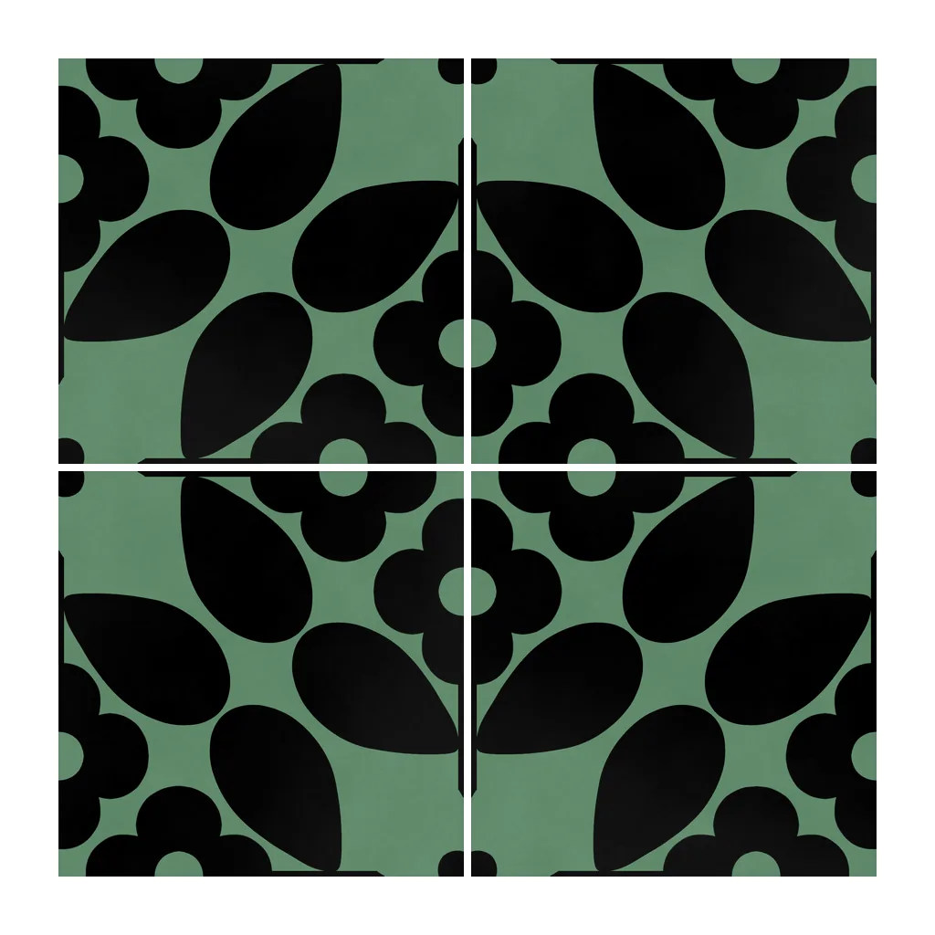 Azulejo Sixties Color 10x10 Verde Mate