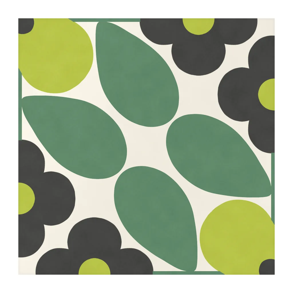 Azulejo Sixties Crema Brillo 10x10 Verde Bosque, pieza suelta