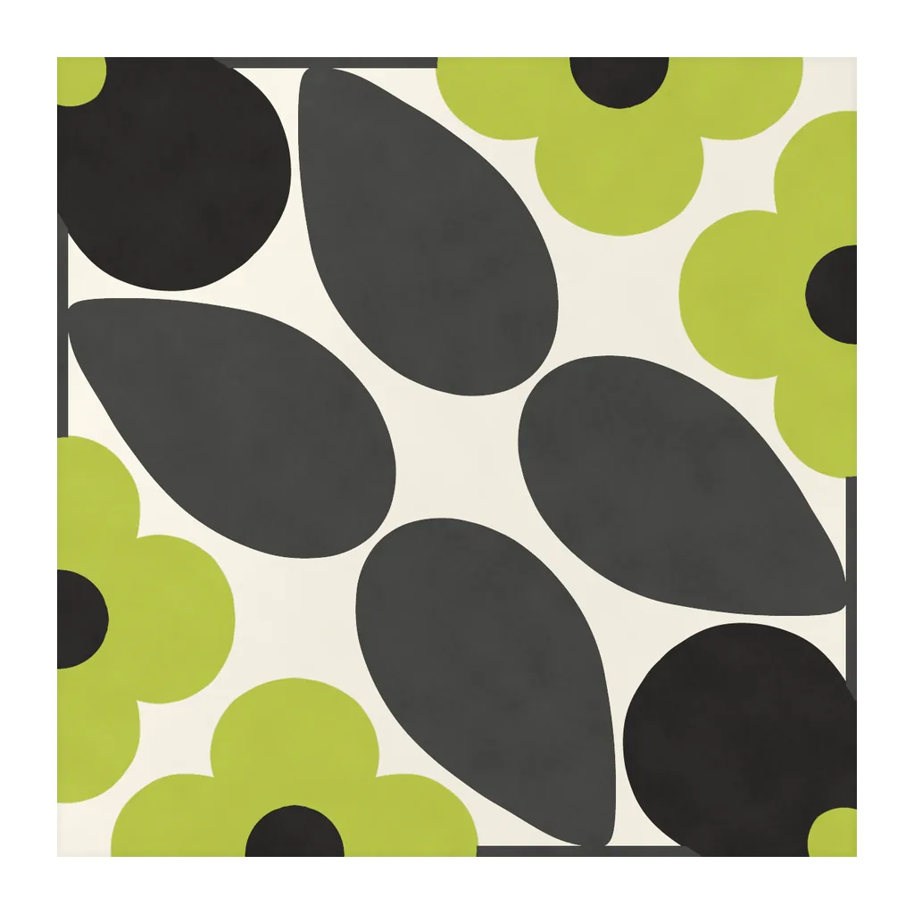Azulejo Sixties Crema Brillo 10x10 Verde Kiwi, pieza suelta