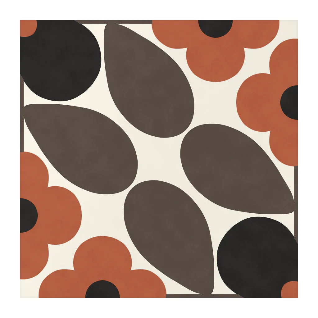 Azulejo Sixties Crema Brillo 10x10 Nogal, pieza suelta
