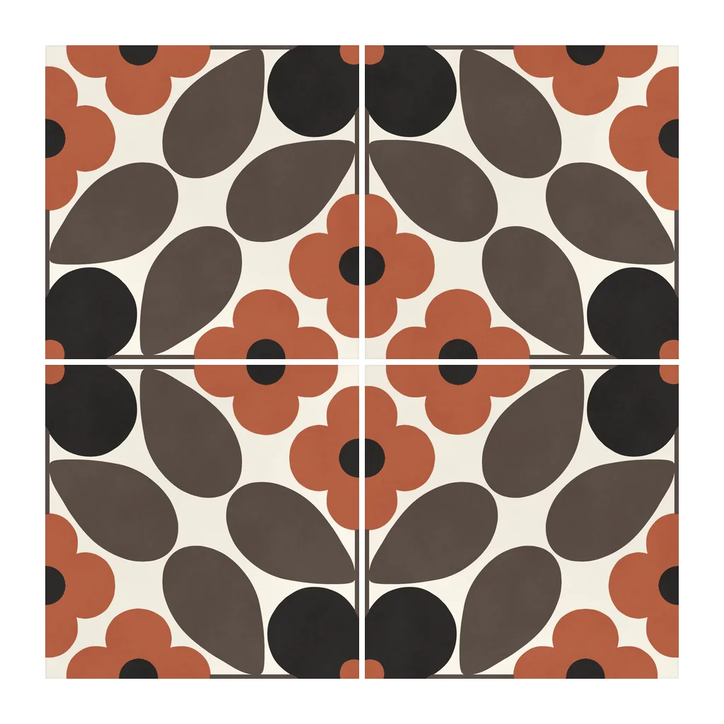 Azulejo Sixties Crema Brillo 10x10 Nogal