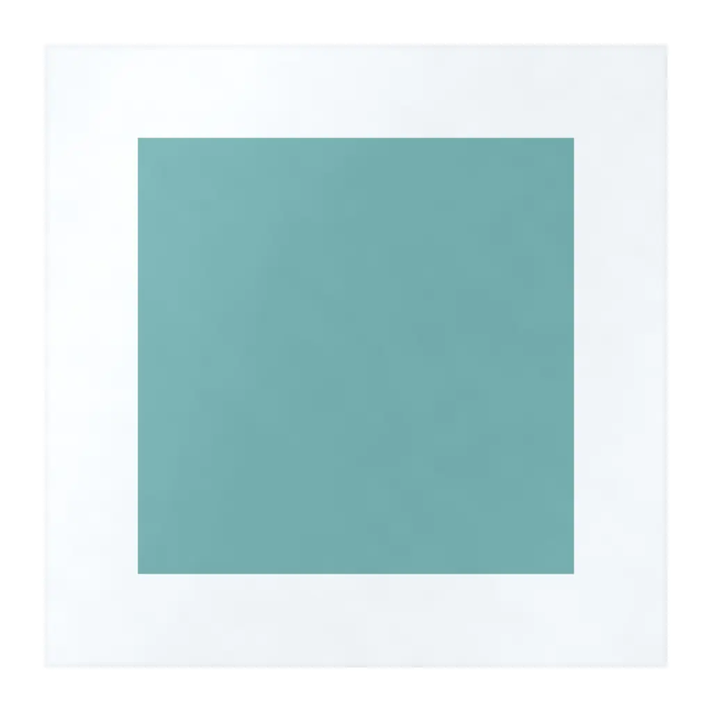 Azulejo Square Blanco Brillo 10x10 Azul Océano