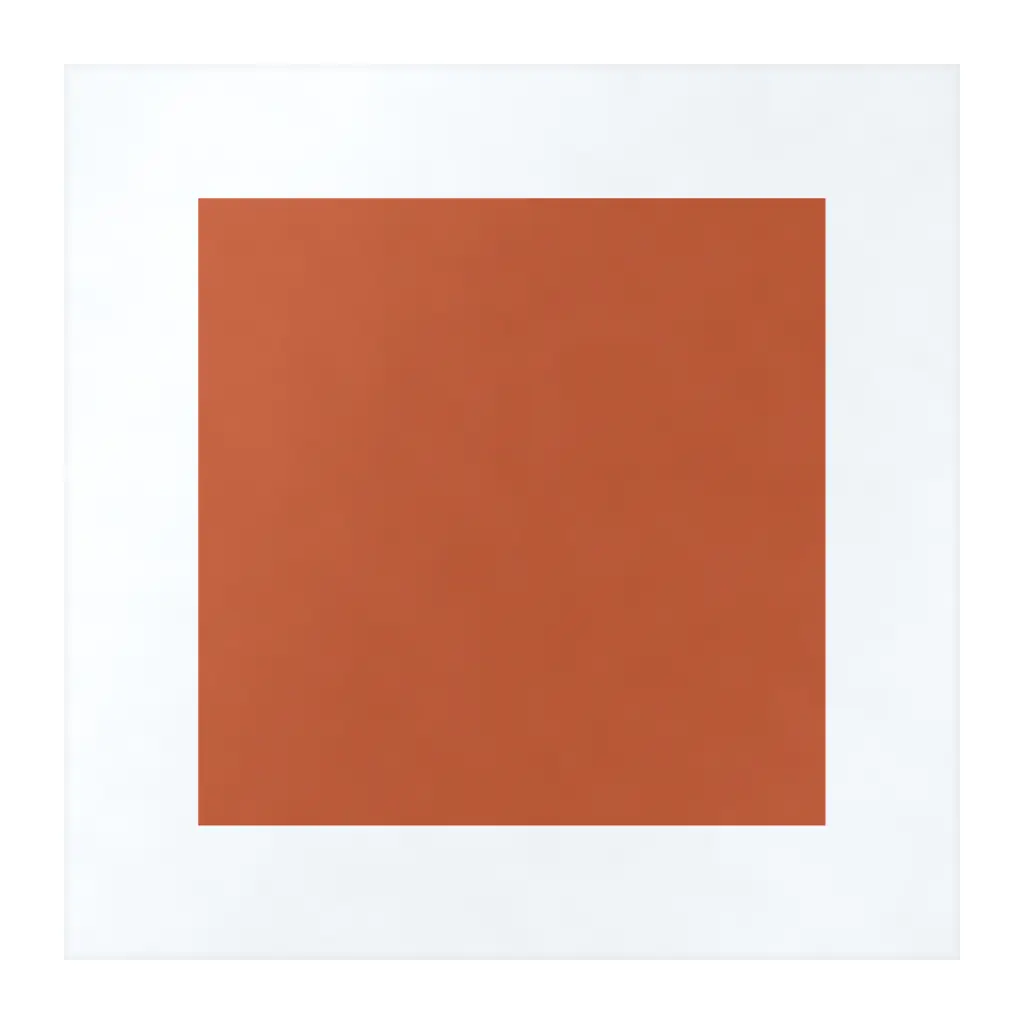 Azulejo Square Blanco Brillo 10x10 Naranja Coral