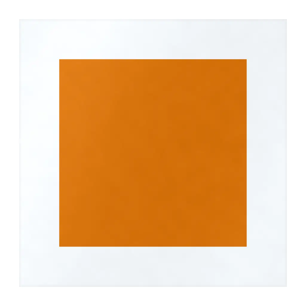 Azulejo Square Blanco Brillo 10x10 Naranja