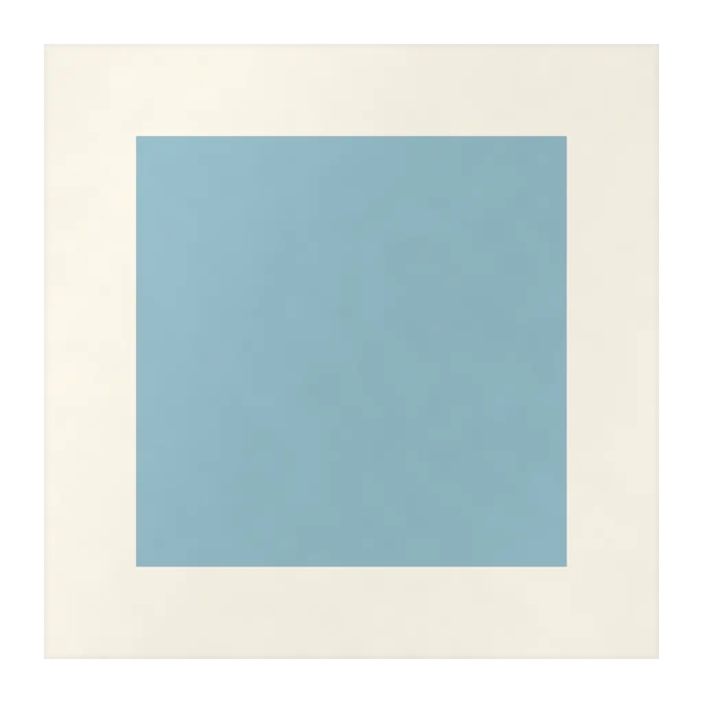 Azulejo Square Crema Brillo 10x10 Azul Bebé