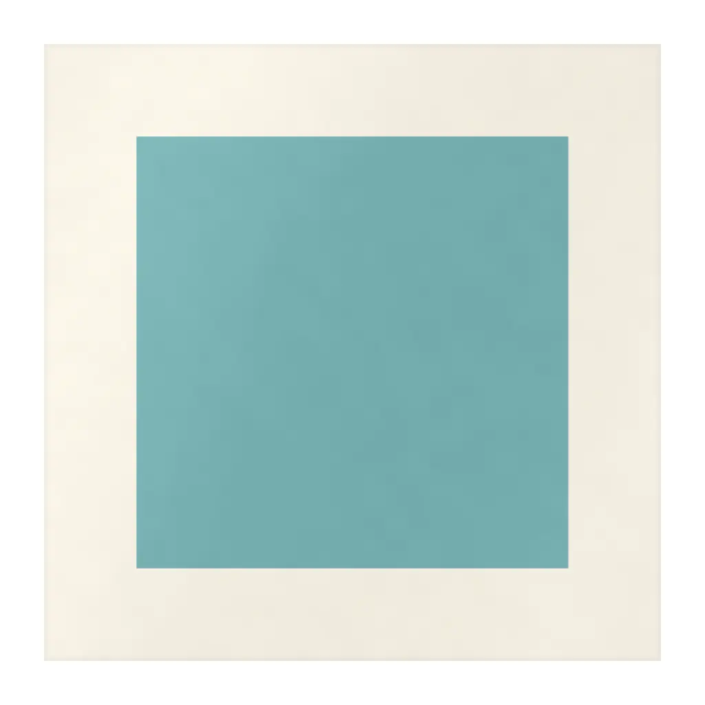 Azulejo Square Crema Brillo 10x10 Azul Océano