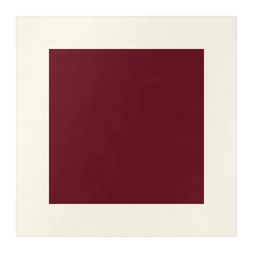 Azulejo Square Crema Brillo 10x10 Burdeos