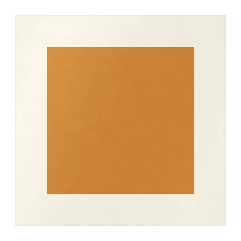 Azulejo Square Crema Brillo 10x10 Naranja Mango