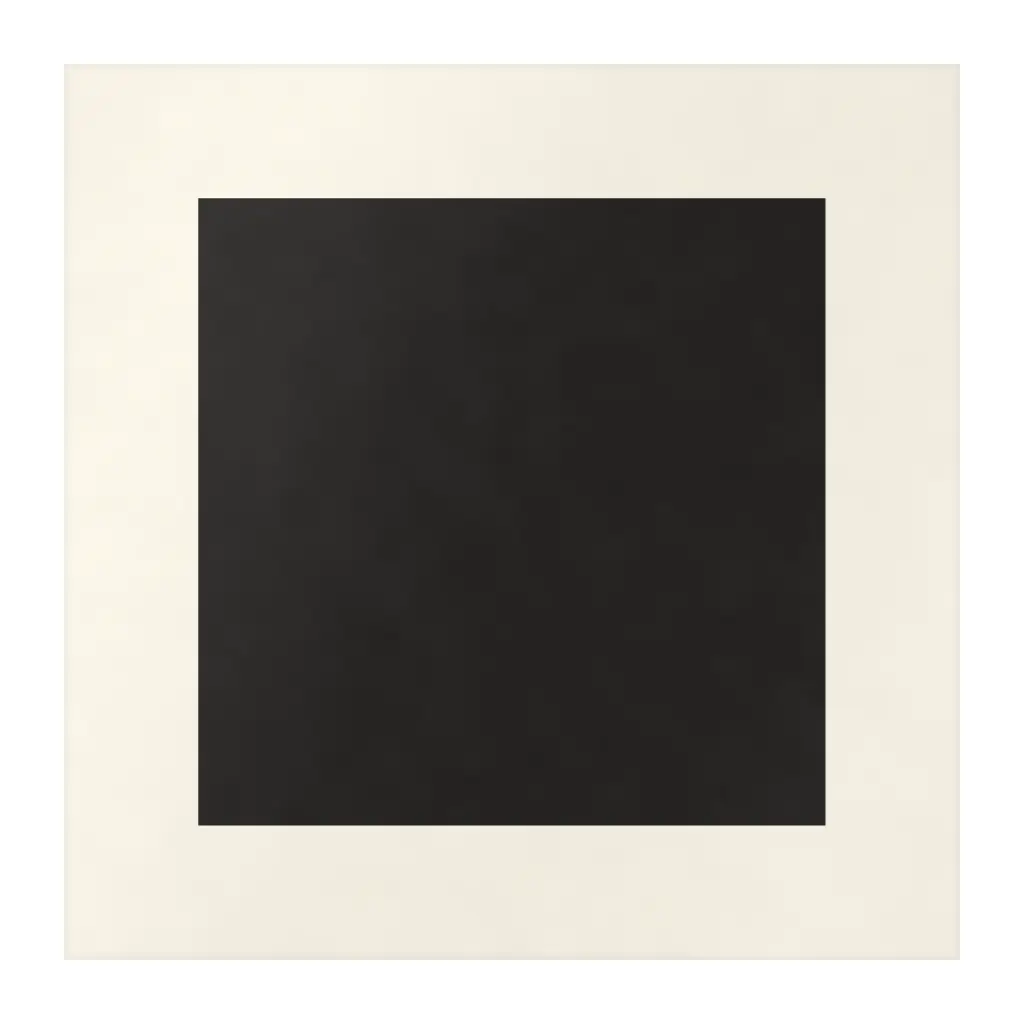 Azulejo Square Crema Brillo 10x10 Negro Carbón