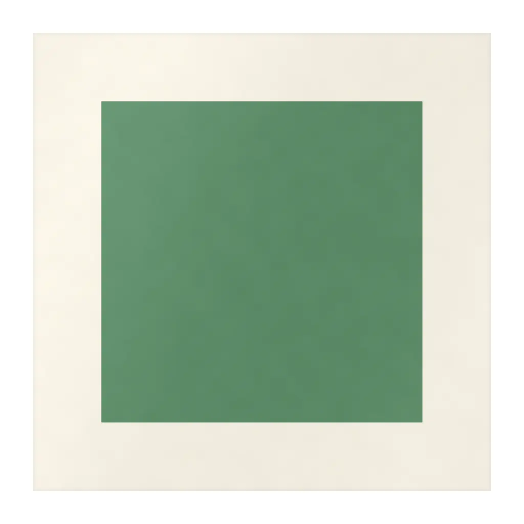 Azulejo Square Crema Brillo 10x10 Verde Eucalipto