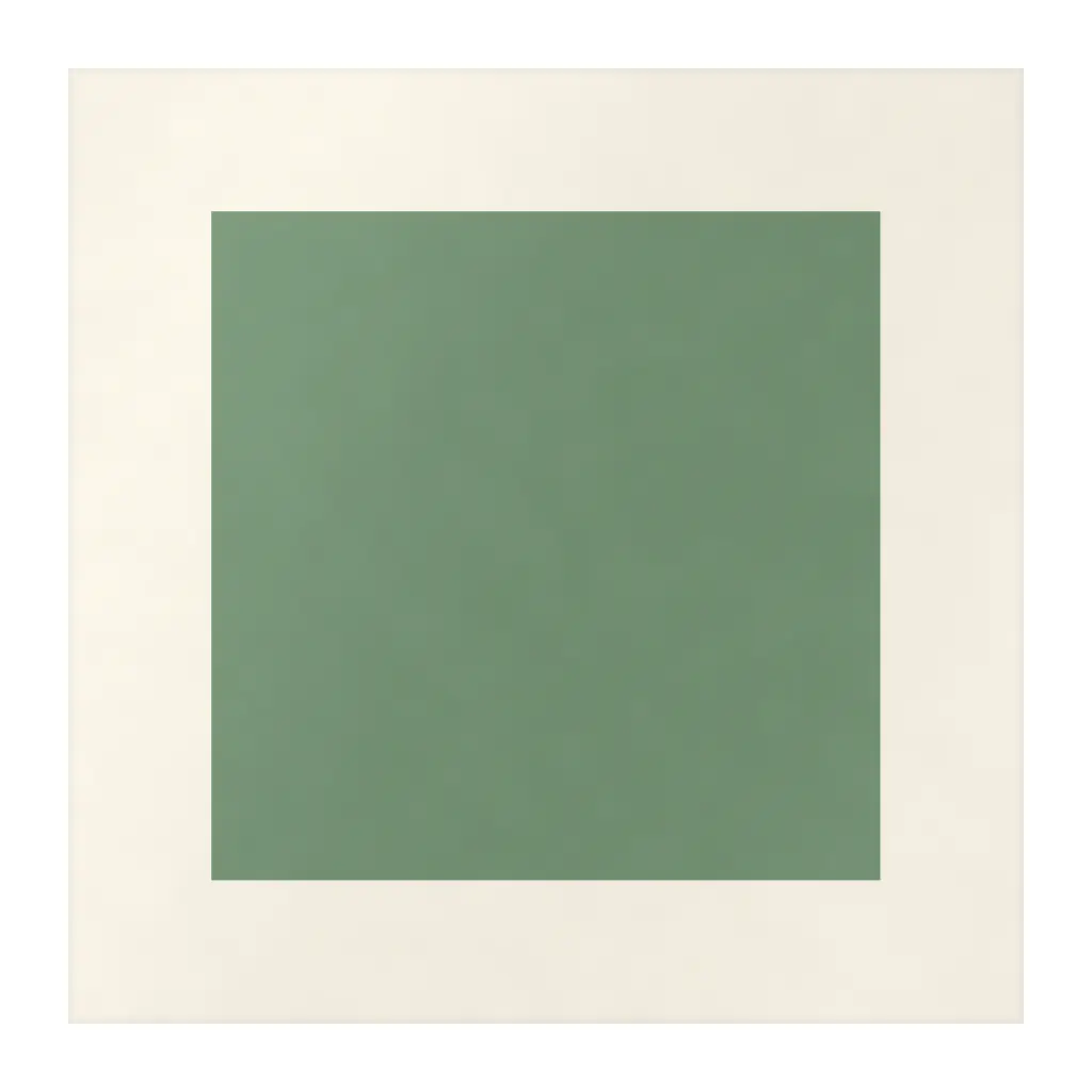 Azulejo Square Crema Brillo 10x10 Verde Oscuro