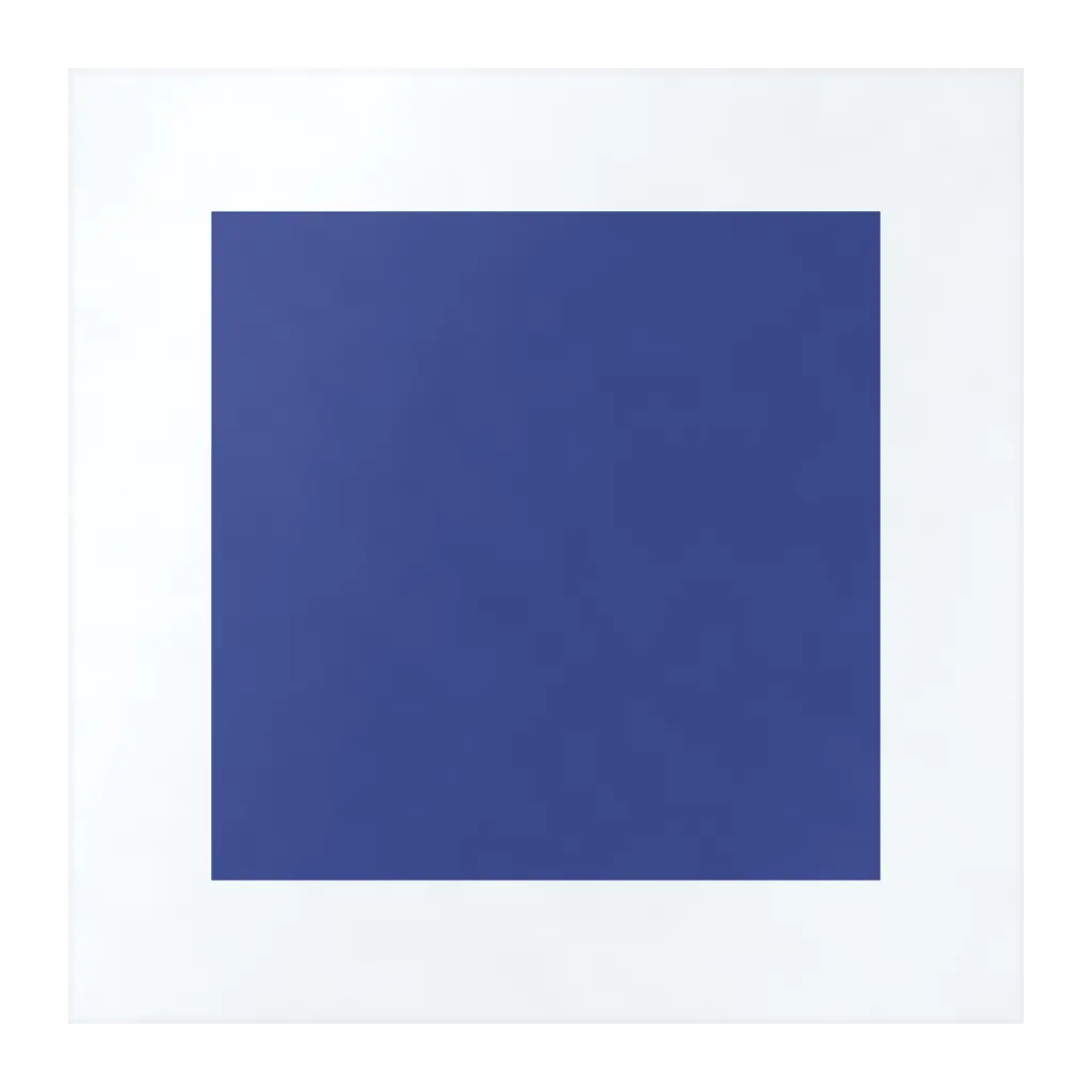 Azulejo Square Blanco Mate 10x10 Azul Oscuro